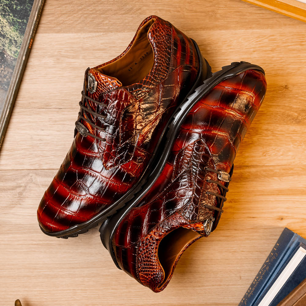 Marco Di Milano Vulcan Rustic Cognac Leather Shoe
