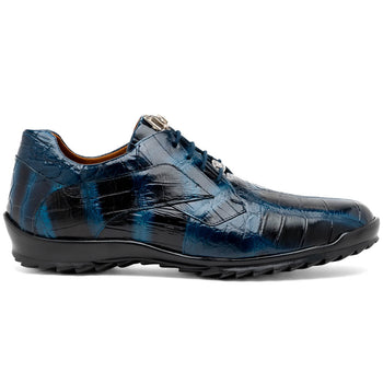 Marco_Di_Milano Vulcan Rustic Navy Leather Shoe