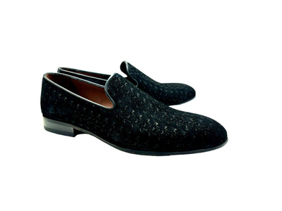 P000503 - Warren Loafer Black Suede
