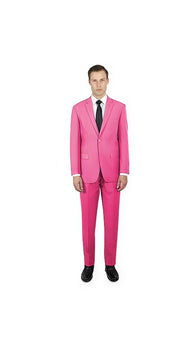 Colorful Pink ~ Fuchsia Cool Party Printed Summer Christmas Cheap Priced Casual Blazer Pattenred Jacket For Men