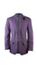 Alberto Nardoni Brand Purple Two Button Linen Fashionable Blazer for men