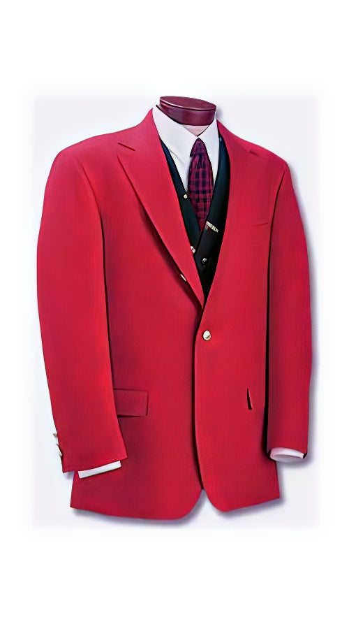 Women RED sport coats - RED Cheap Priced Blazer Jacket For Men # 23205 Sportcoat, poly-For Ladys