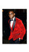 Big And Tall Blazers Velvet  Red Cheap Blazer Sport Coat