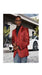 Men'S Red Paisley Colorful Prom Entertainer Blazer