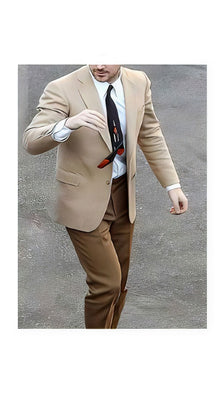 La La Land Men's 2 Button Tan  Cheap Priced Designer Fashion Dress Casual Blazer For Men On Sale Blazer