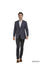 Mens Plaid Indigo Blazer - Window Pane Sport Coat
