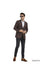 Black Windowpane Sport Coat - Gray Plaid Blazer