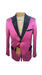 Men'S Pink ~ FuchsiaTwo Button Blazer