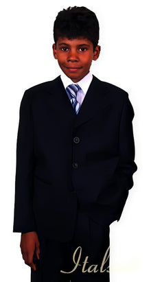 Boys Suits Super 150's Italian super fine Kids Sizes poly~rayon Black Suit Perfect for toddler Suit wedding attire outfits