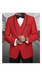 Men'S Shawl Lapel With Trim Red Sport Coat Dinner Jacket With Trim 1 Button Cheap Priced Blazer Jacket For Men