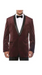 Men's 1 Button Burgundy ~ Wine ~ Maroon Blazer - Sport Coat Shawl Lapel Black Velvet  Sheen Two Toned With Black Lapel Side Vented Men's blazer Burgundy Blazer - Sport Coat