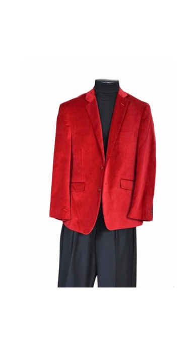 Men'S Jacket Sport Coat- Red