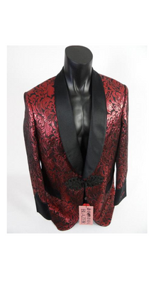 Men's Cheap Priced Designer Fashion Dress Casual Blazer On Sale Shawl Lapel Jacket Cheap Priced Blazer Jacket For Men Red Black