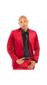 Men'S Red Velvet Suit & Cheap Priced Men'S Blazer Jacket For Men Sport Coat + Pants