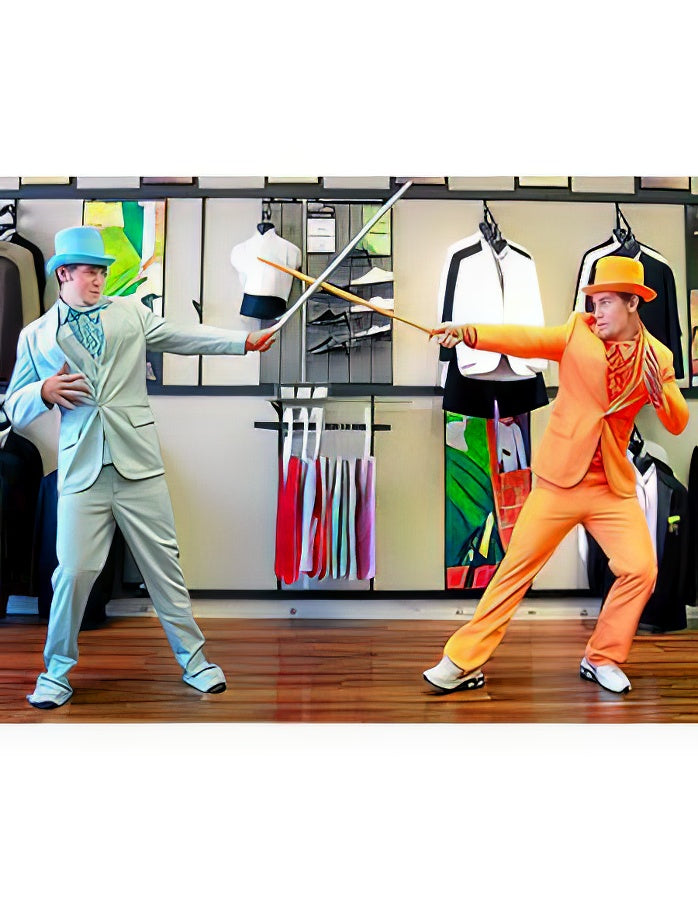 Mens Orange Tuxedo With Pants - Prom Suit