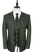 Olive Peaky Green 3 Piece Tweed Men'S Suit