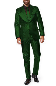 Shiny Green Suit for Every Occasion