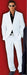 Pure All White Suit For Men Super Light Weight 100% Poplin/Microfiber Light Weight Only 1 Pound 3 or 4 Button