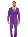 Men'S Light Purple ~ Dark Lavender 2 Button Jacket + Pants