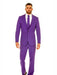Men'S Light Purple ~ Dark Lavender 2 Button Jacket + Pants