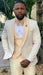 Champaign Suit - Mens Cream Suit - Ivory Suit - Off White Suit