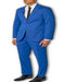 Mix and Match Suits Men's Suit Separates Wool Fabric French Blue Suit