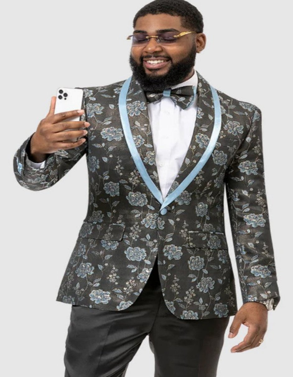 Blue Prom Suit - Blue Homecoming Outfits For Guys Modern Fit Wedding o ...