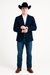 Western Blazers - Saco Vaquero Para Hombre - Paisley Blazer in Navy