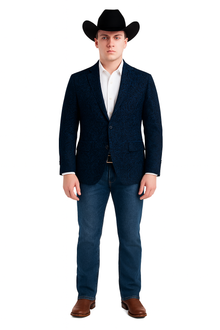 Western Blazers - Saco Vaquero Para Hombre - Paisley Blazer in Navy