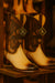 King Exotic Men's Caiman Belly Snip Toe Boots