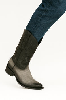 King Exotic Men's Caiman Belly Snip Toe Boots - Image 33