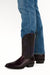 King Exotic Snip Toe Eel Boots Burnished Purple – Men’s Handcrafted