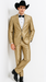 Western Shiny Suits For Wedding - Two Button Tuxedo - Traje Para Hombre