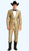 Western Shiny Suits For Wedding - Two Button Tuxedo - Traje Para Hombre