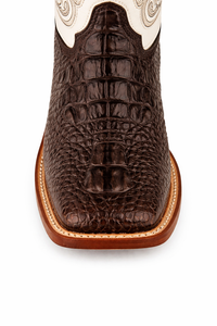 Men's Genuine Exotic Animal Skin Ferrini Hornback Crocodile Card Holder by Ferrini USA