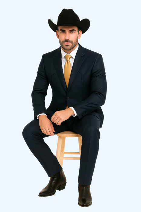 Western Suit For Wedding - Western Tuxedo - Cowboy tuxedo - Traje Para Hombre