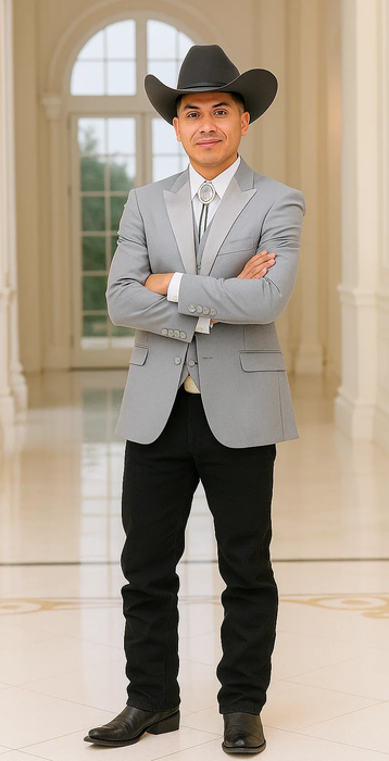 Western Suit - Gray Cowboy Tuxedo