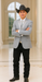 Western Suit - Gray Cowboy Tuxedo