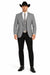 Western Suit - Gray Cowboy Tuxedo - Traje Para Hombre