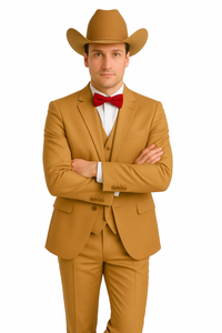 Western Suit - Tan Cowboy Tuxedo - Traje Para Hombre