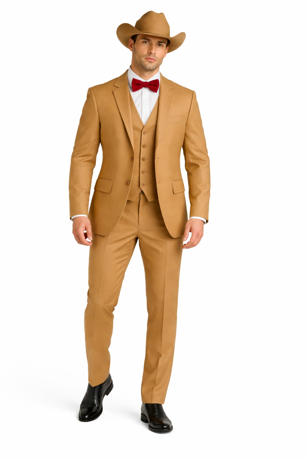 Western Suit - Tan Cowboy Tuxedo - Traje Para Hombre