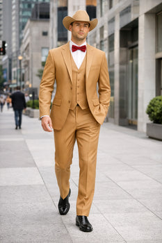 Western Suit - Tan Cowboy Tuxedo - Traje Para Hombre