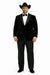 Western Suit - Trajes Para Hombres - Cowboy Formal Attire - Trajes De Novio - Black Matte Shawl Lapel
