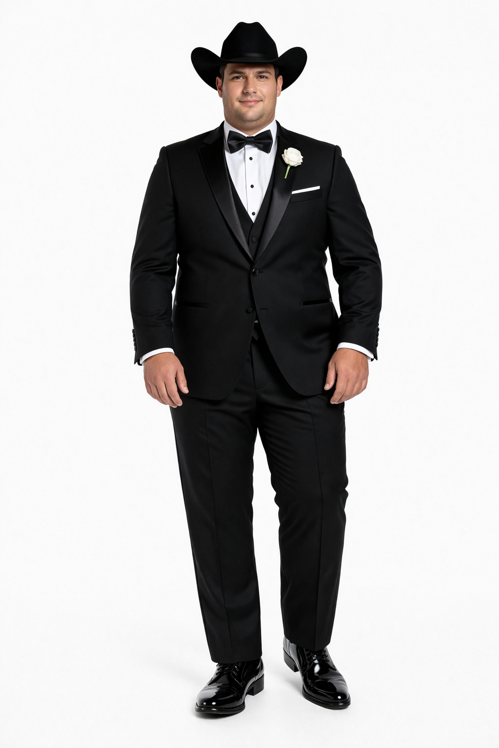 Western Suit - Trajes Para Hombres - Cowboy Formal Attire - Trajes De Novio - Black