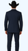 Western Suit - Trajes Para Hombres  - Cowboy Formal Attire - Trajes De Novio - Blue