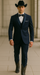 Western Suit - Trajes Para Hombres  - Cowboy Formal Attire - Trajes De Novio - Blue
