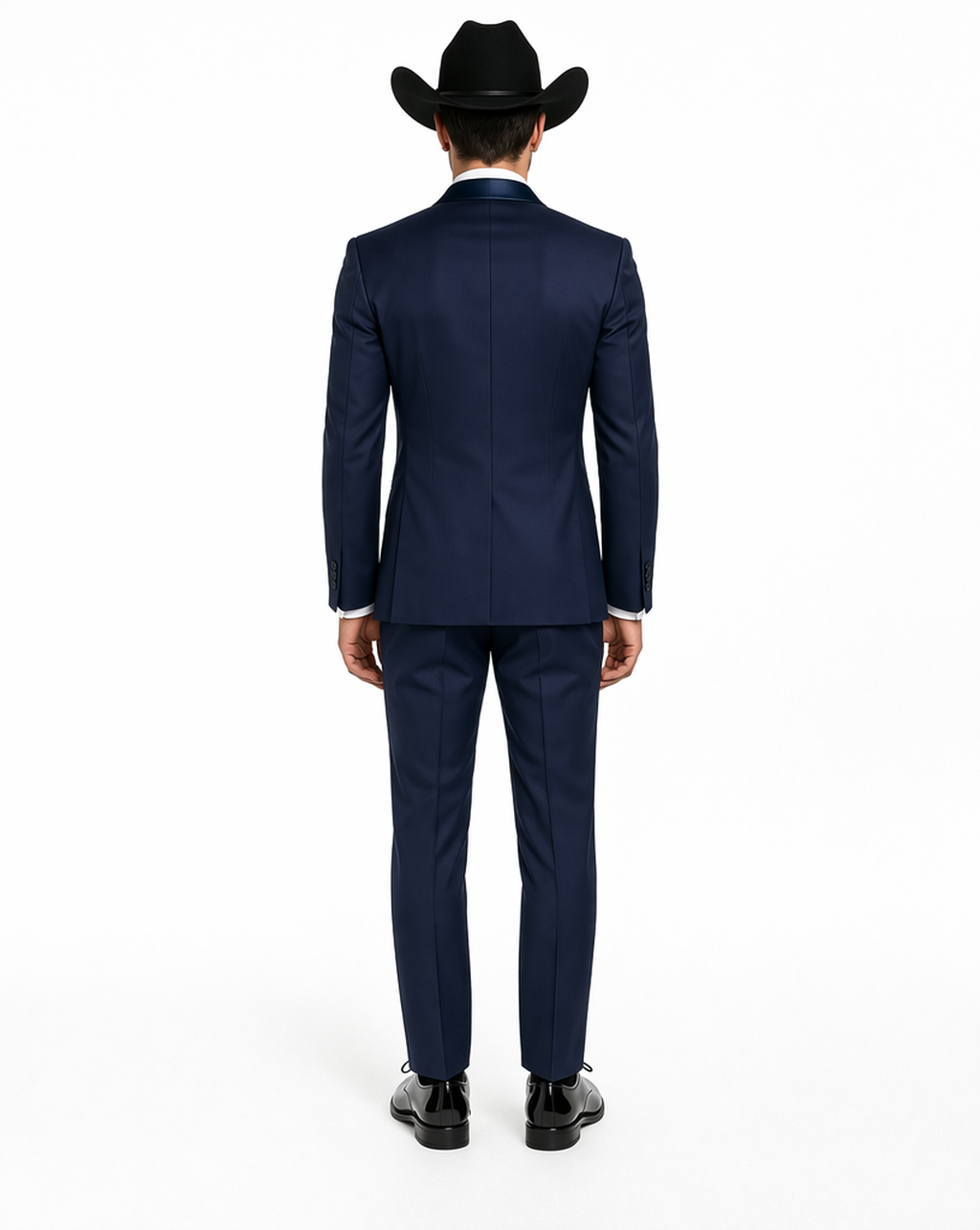 Western Suit - Trajes Para Hombres  - Cowboy Formal Attire - Trajes De Novio - Blue
