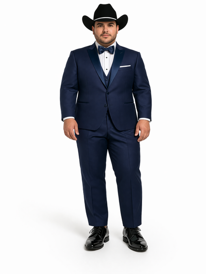 Western Suit - Trajes Para Hombres  - Cowboy Formal Attire - Trajes De Novio - Blue