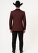 Western Suit - Trajes Para Hombres - Cowboy Formal Attire - Trajes De Novio - Burgundy