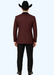 Western Suit - Trajes Para Hombres - Cowboy Formal Attire - Trajes De Novio - Burgundy